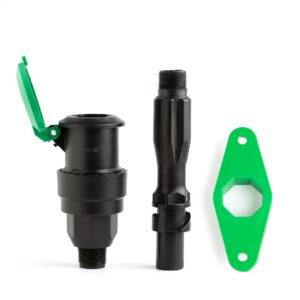 Клапан быстрого подключения в комплекте с ключом и пластиной для крепления