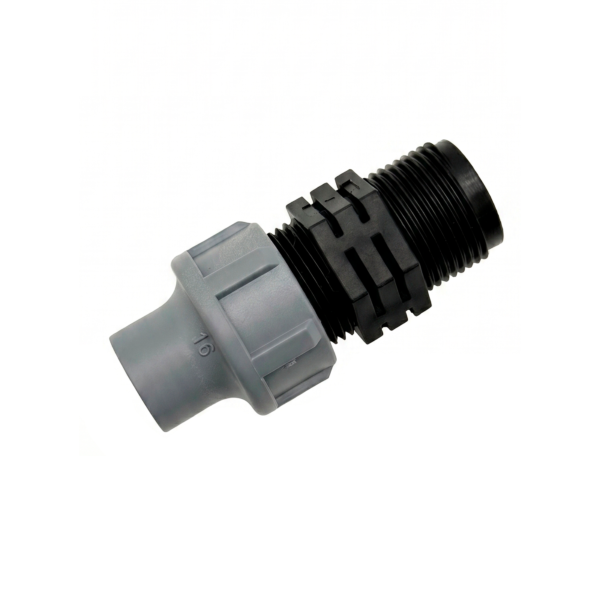 Муфта компрессионная BF-IM-82-75 Lock, 16ммх3/4НР для трубы капельной